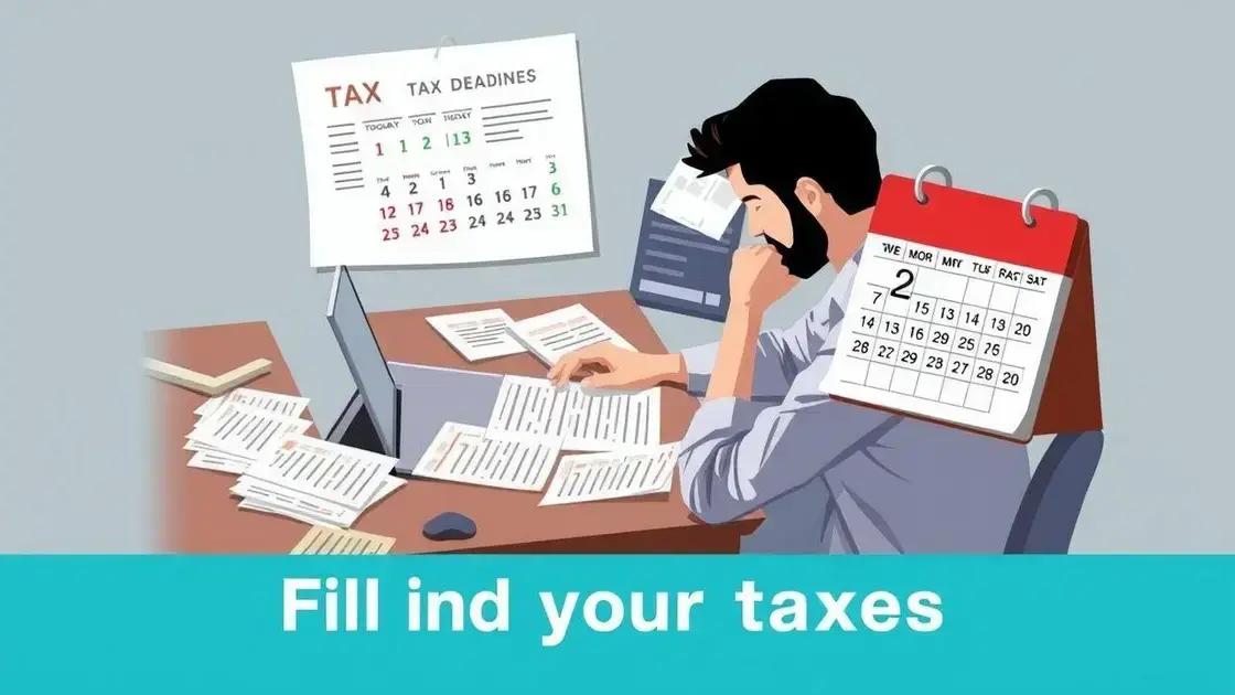 Tips for filing your taxes on time Tips for filing your taxes on time