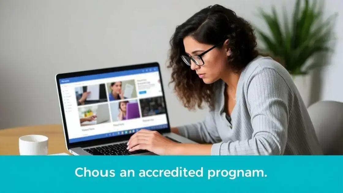 How to choose the right accredited program