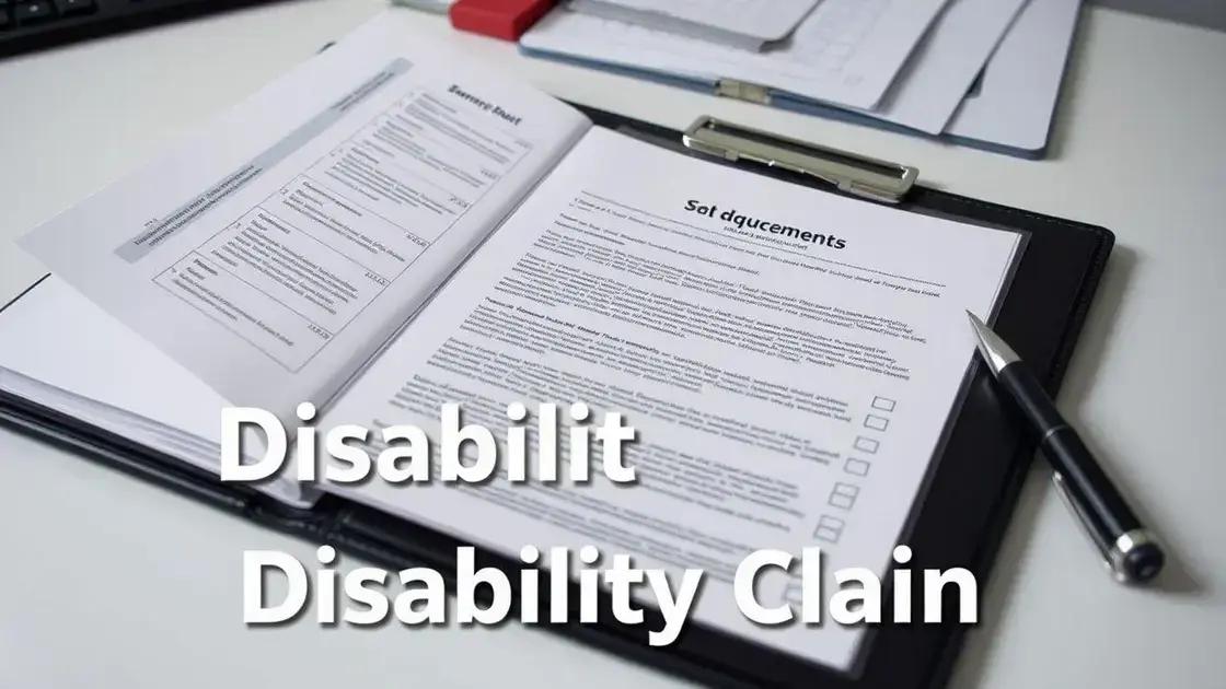 Required documents for a successful claim Required documents for a successful claim